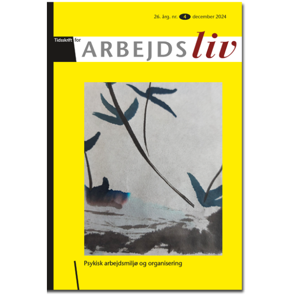 2024 nr. 4  Psykisk arbejdsmilj og organisering
